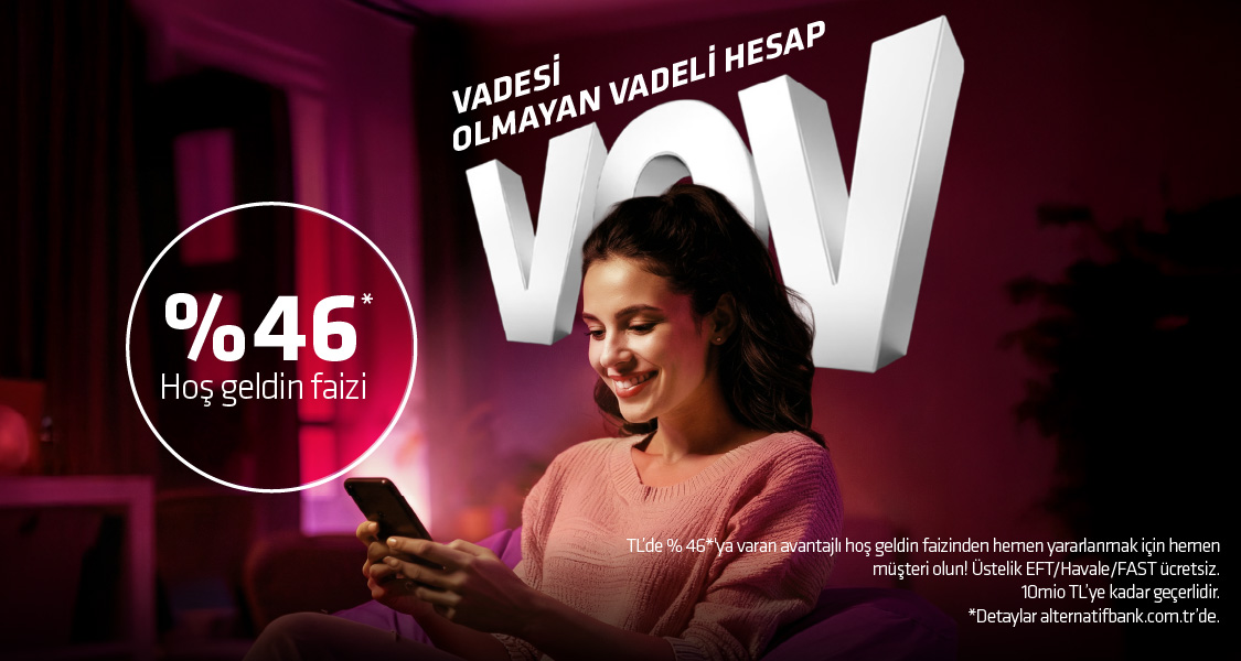 Alternatif Bank'tan Biriktirmenin VOV Dedirten Hali